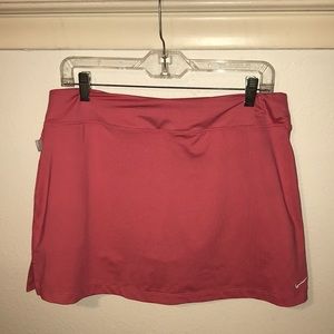 Nike pink tennis skirt